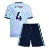 Arsenal Ben White #4 Tredjedraktsett Barn 2024-25 Kortermet (+ korte bukser)